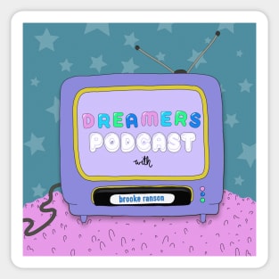 The Dreamers Podcast TV Logo Sticker